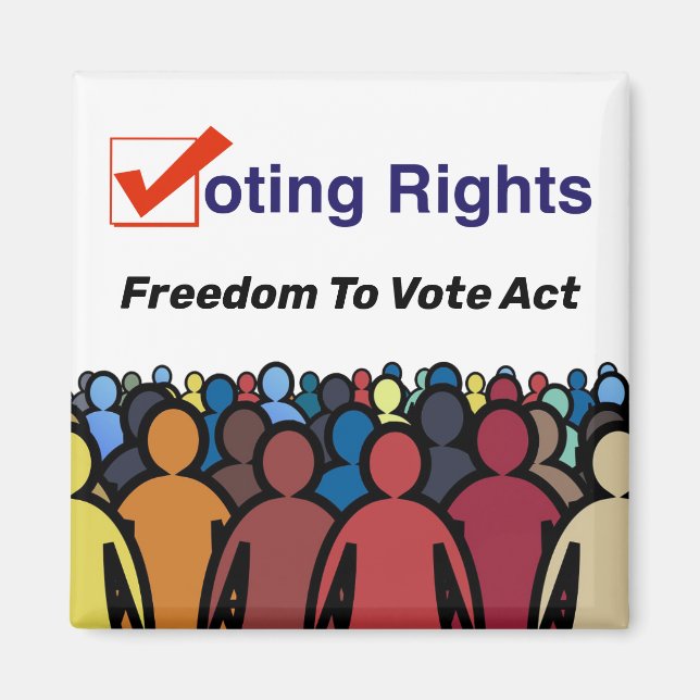 Íman Direito De Voto Direito À Liberdade De Voto (Frente)