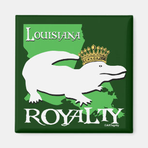 Íman Direitos de Louisiana (jacaré branco)