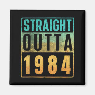 Íman Direto de 1984 Anos Vintage Nascimento de