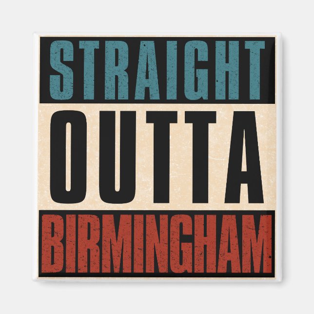 Íman Direto de Birmingham Alabama AL (Frente)