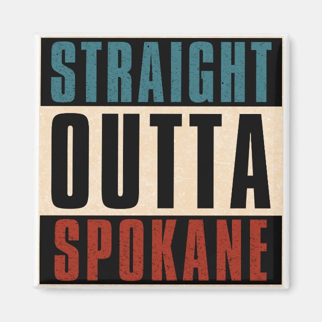 Íman Direto de Spokane Washington WA (Frente)