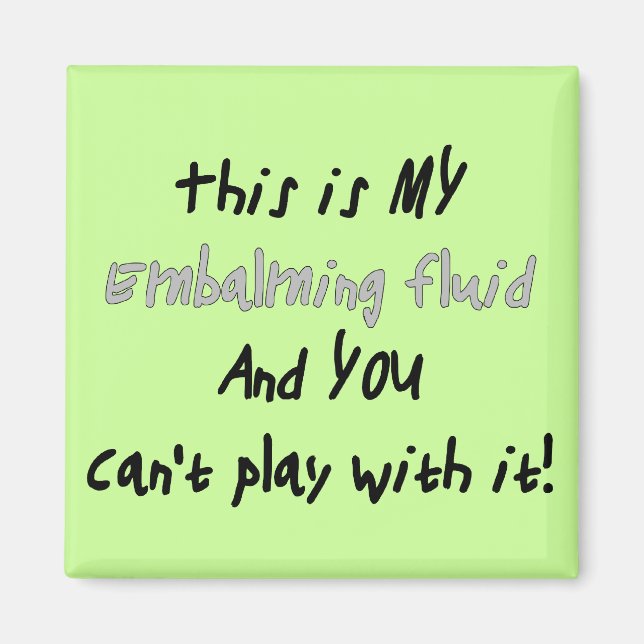 Íman Diretor Funeral/Presente Funny Mortican (Frente)