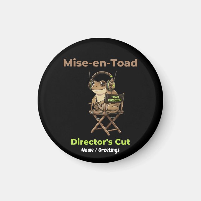 Íman Diretor Mise-en-Toad Edição do Diretor Cinema Pun  (Frente)