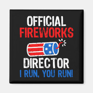 Íman Diretor Oficial de Fogos de Artifício Funny 4 de j
