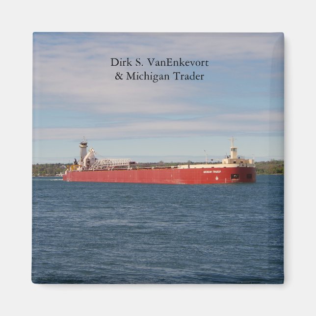 Íman Dirk S. VanEnkevort & Michigan Trader (Frente)