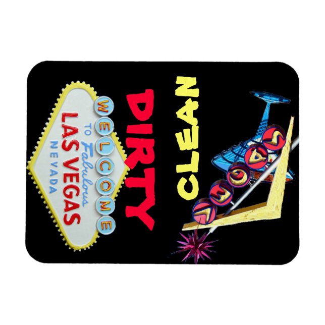 Íman Dirty Clean Las Vegas (Horizontal)