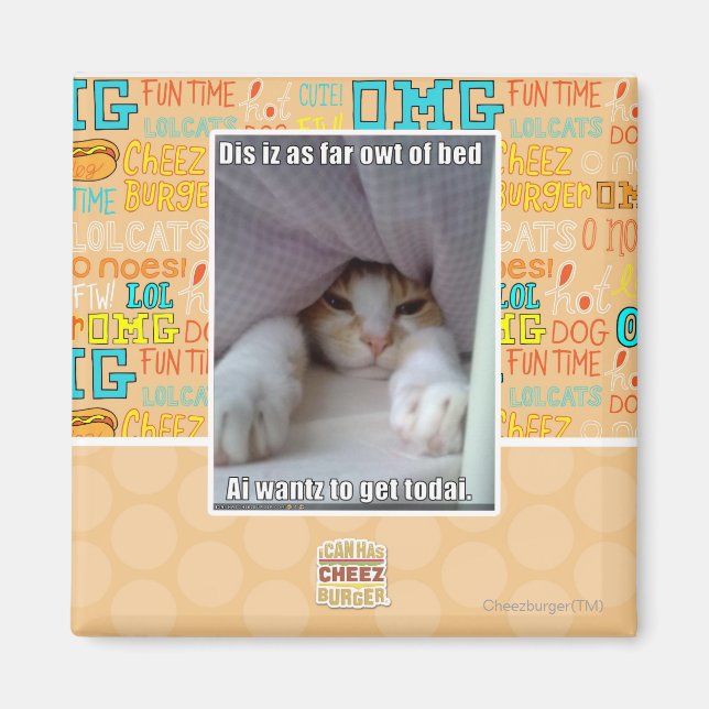 Íman Dis iz tão longe da cama. (Frente)