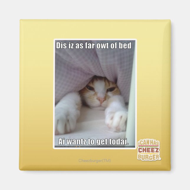 Íman Dis iz tão longe da cama. (Frente)