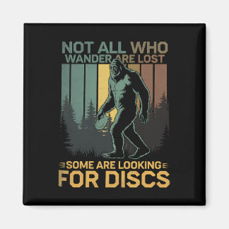 Íman Disc Golf Sasquatch Bigfoot Disc Golfer Funny Disc