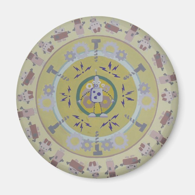 Íman Discagem Robot (Frente)