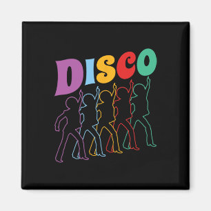 Íman Disco 70s Disco Themed Vintage Retro Dancing 1970"