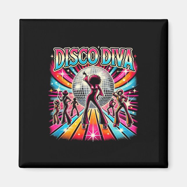 Íman Disco Ball Disco Diva Queen (Frente)