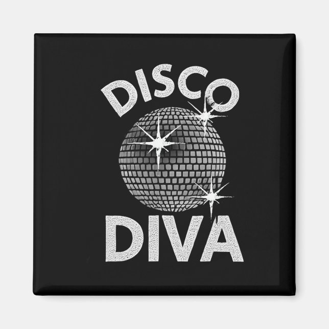 Íman Disco Ball Disco Diva Queen1 (Frente)