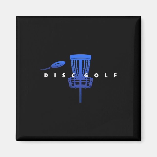 Íman Disco de Golfe Estilizado Legal Com Sket E Disco - (Frente)