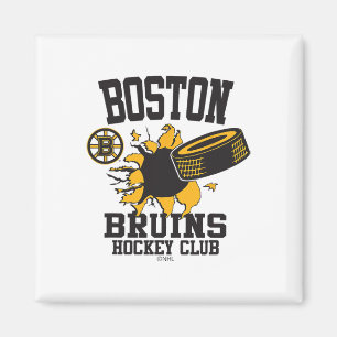 Íman Disco de hóquei Boston Bruins estourado cinza Lice