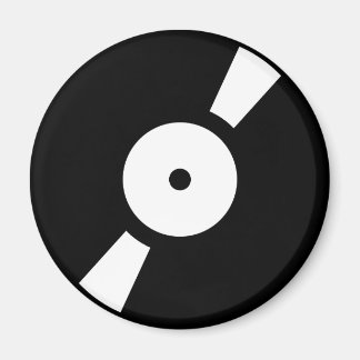 Íman disco de vinil retrô