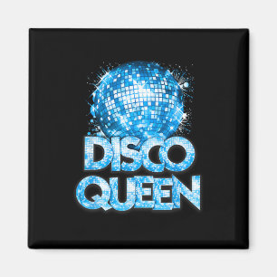 Íman Disco Queen - Anos setenta Vintage da Disco Themed