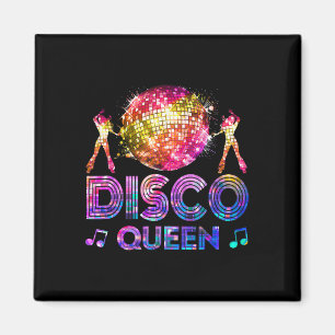 Íman Disco Queen - Anos setenta Vintage da Disco Themed