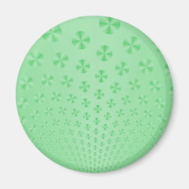 Íman Discos no Mint Green Magnet (Frente)