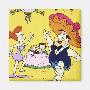 Íman Discussão de Wilma do Flintstone de Fred e festa