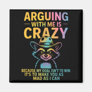 Íman Discutir Comigo É Um Cowboy Raccoon Humo Louco Eng