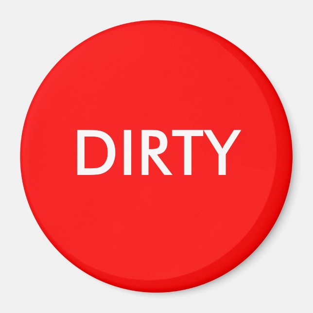 Íman Dish Washer Magnet - DIRTY (Frente)
