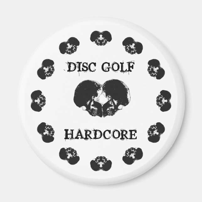 ÍMAN DISK GOLF HARDCORE (Frente)