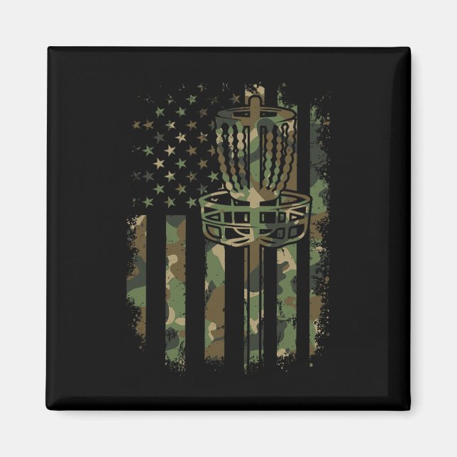 Íman Disk Golf Us Flag Disk Basket Us Flag Disc Go (Frente)