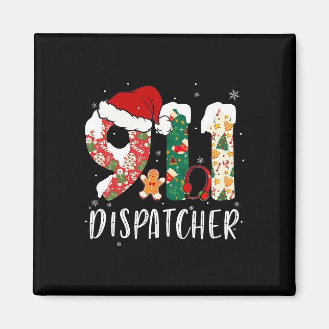 Íman Dispatcher Natal 911 (Frente)