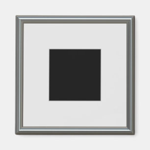 Íman disposição de prata da moldura para retrato