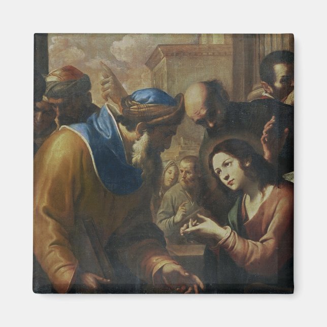 Íman Disputação de cristo com os médicos, c.1660 (Frente)