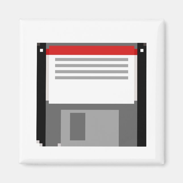 Íman Disquete Pixel art (Frente)