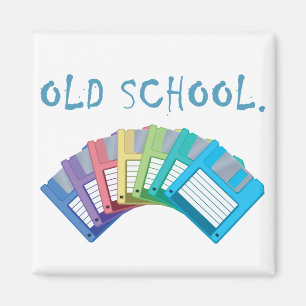 Íman disquetes antigos da escola