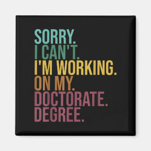 Íman Dissertação Engraçada, desculpe por não poder trab