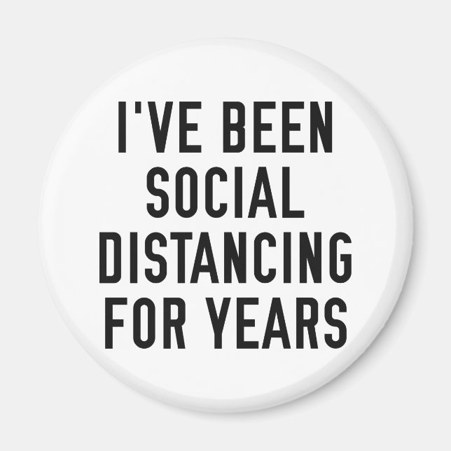 Íman Distância social (Frente)