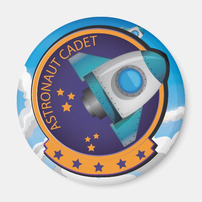 Íman Distintivo de Cadete Astronauta (Frente)