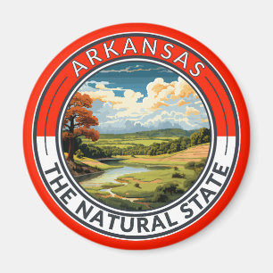 Íman Distintivo de Viagem de Arte do Arkansas