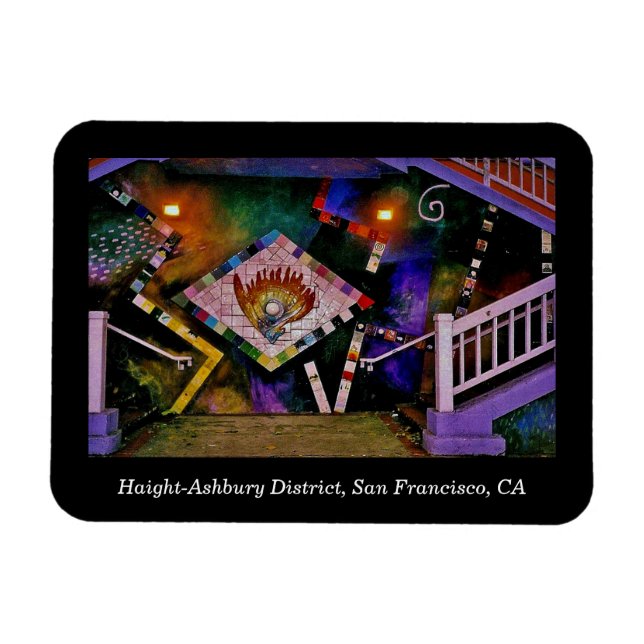 Íman Distrito de Haight-Ashbury (Horizontal)