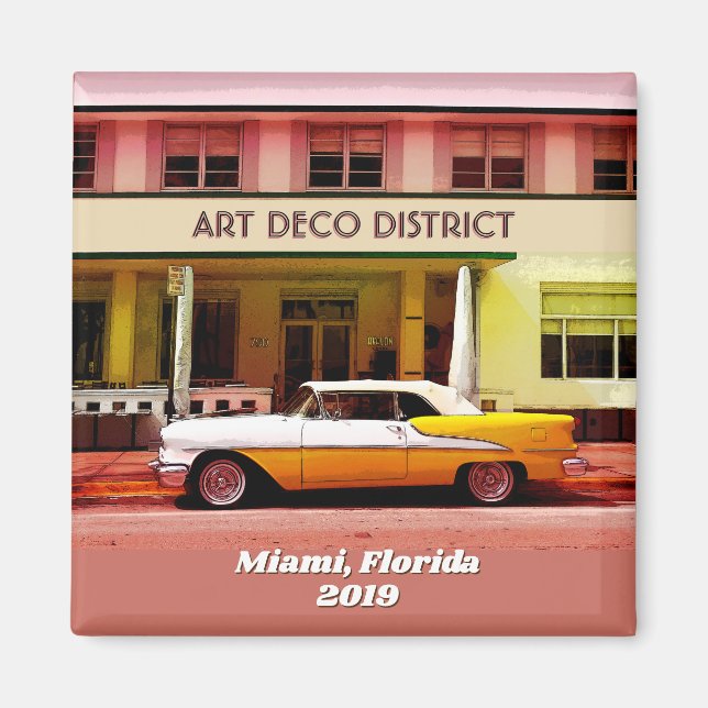 Íman Distrito do art deco, Miami, Florida sem ano (Frente)