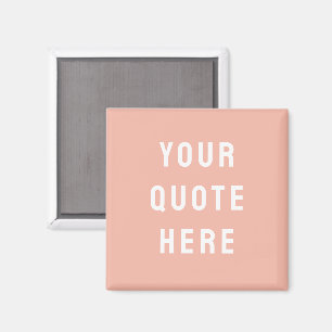 Íman Dito personalizado de pêssego Personalizado Seu Ci