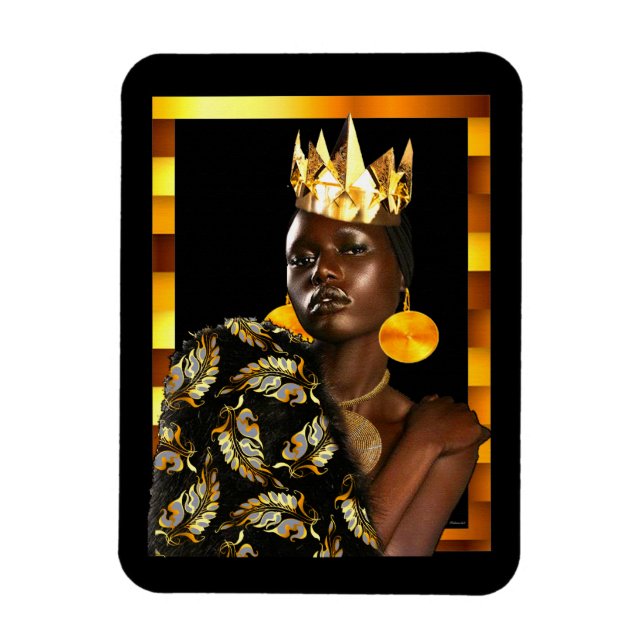 Íman Diva Americana Africana (Vertical)