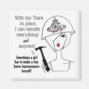 Íman "Diva com um Cinturão de ferramentas...melhorias n