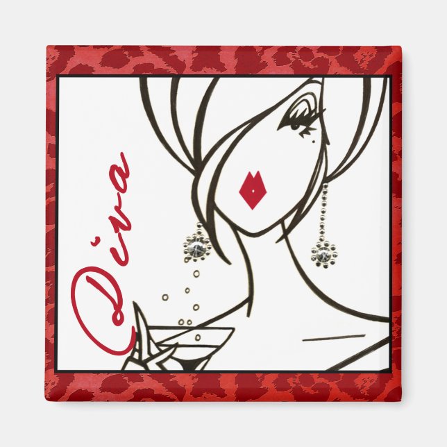 Íman Diva de um Magnet (Frente)