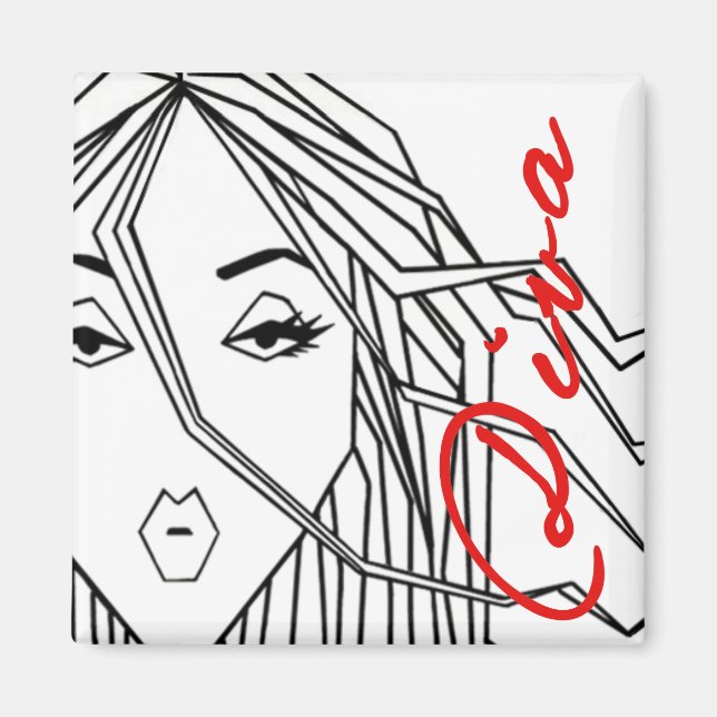 Íman Diva de um Magnet (Frente)