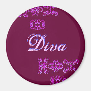 Íman Diva Designer Nome IV Magnet