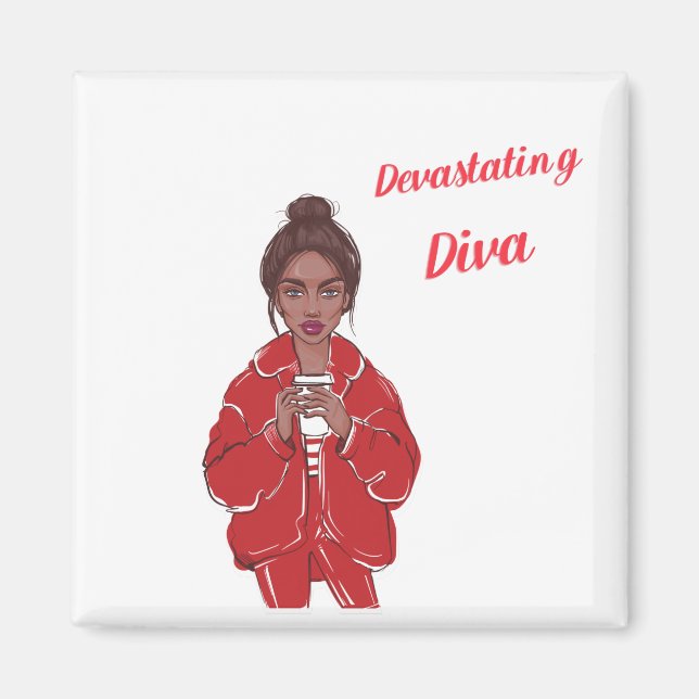 Íman Diva Devastadora (Frente)