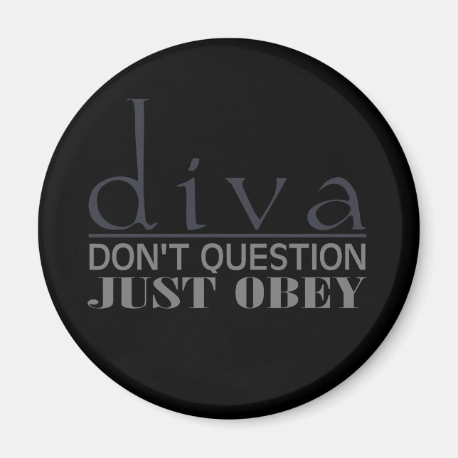 Íman Diva: Não Questionar (Frente)