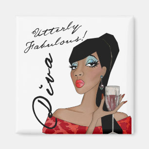 Íman Diva totalmente fabulosa de um ímã