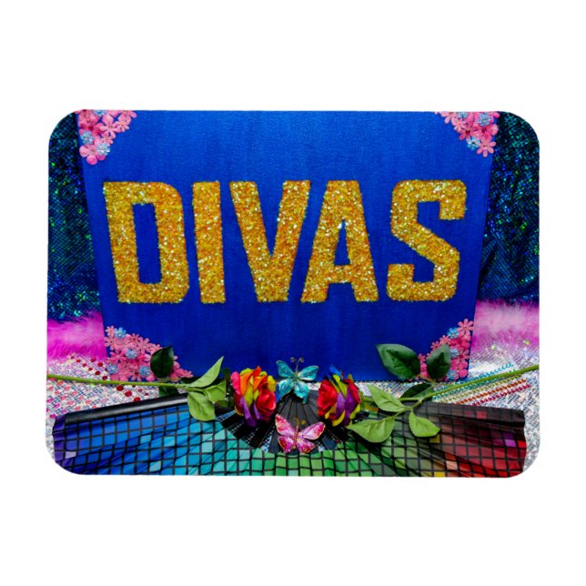 Íman Divas LGBTQ+ Magnet (Horizontal)