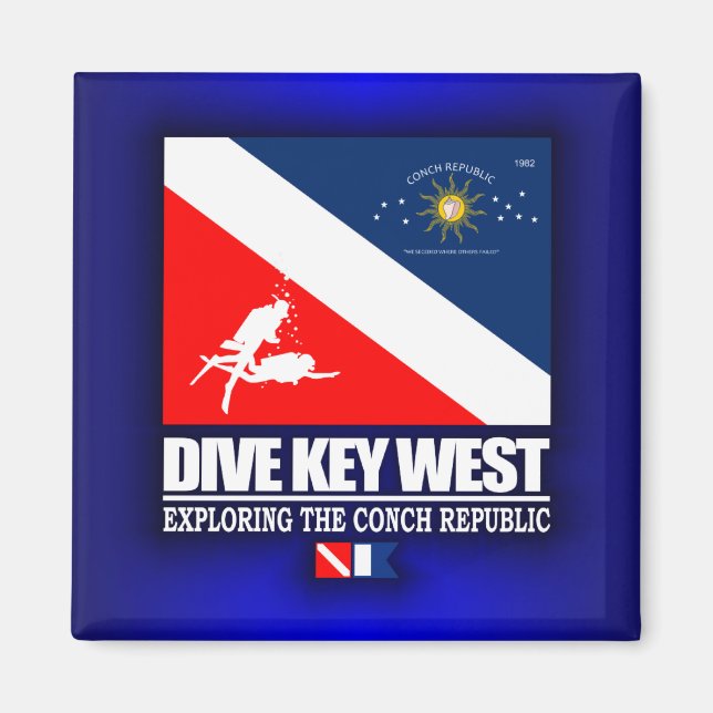 Íman Dive Key West (Frente)